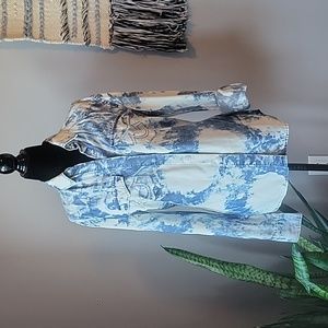 True Religion Bleached Western Denim Shirt